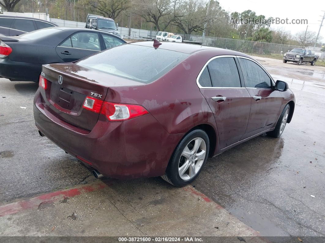 2010 Acura Tsx 2.4 Red vin: JH4CU2F61AC029496