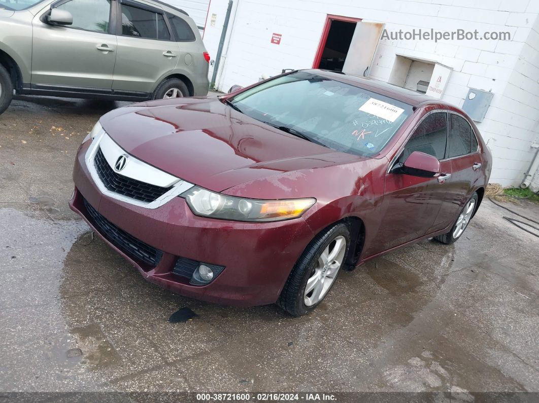 2010 Acura Tsx 2.4 Red vin: JH4CU2F61AC029496