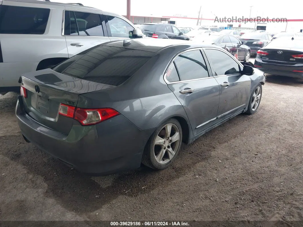 2010 Acura Tsx 2.4 Gray vin: JH4CU2F61AC037744