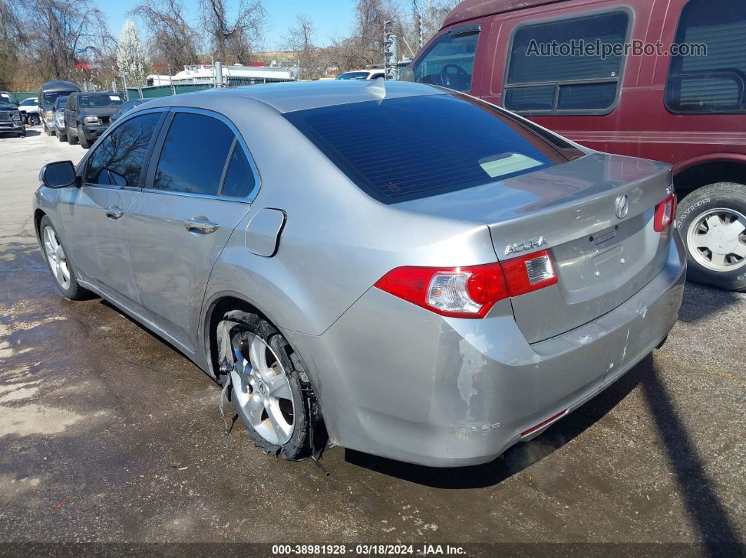 2010 Acura Tsx 2.4 Silver vin: JH4CU2F61AC038022