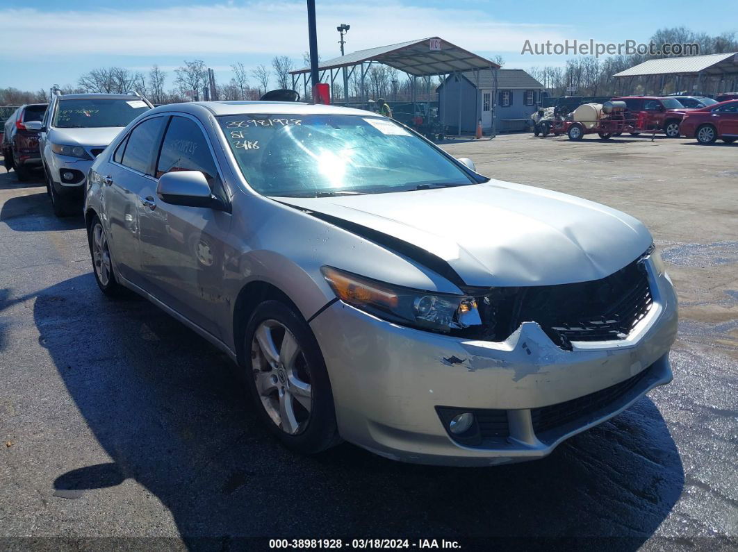 2010 Acura Tsx 2.4 Silver vin: JH4CU2F61AC038022