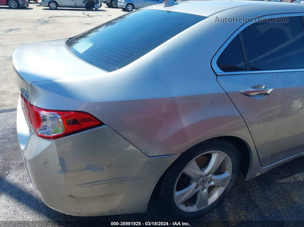 2010 Acura Tsx 2.4 Silver vin: JH4CU2F61AC038022