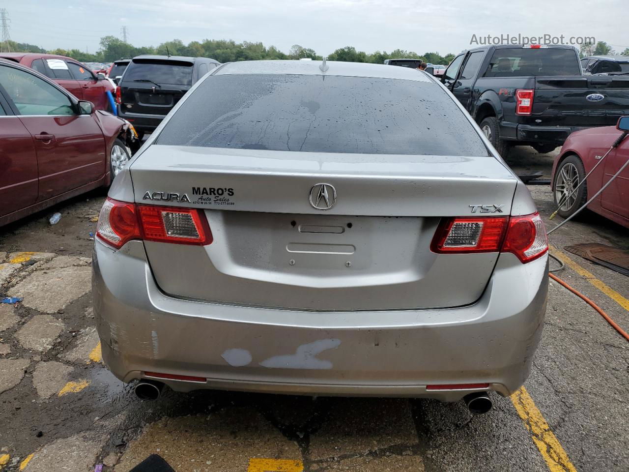 2010 Acura Tsx  Silver vin: JH4CU2F61AC040837