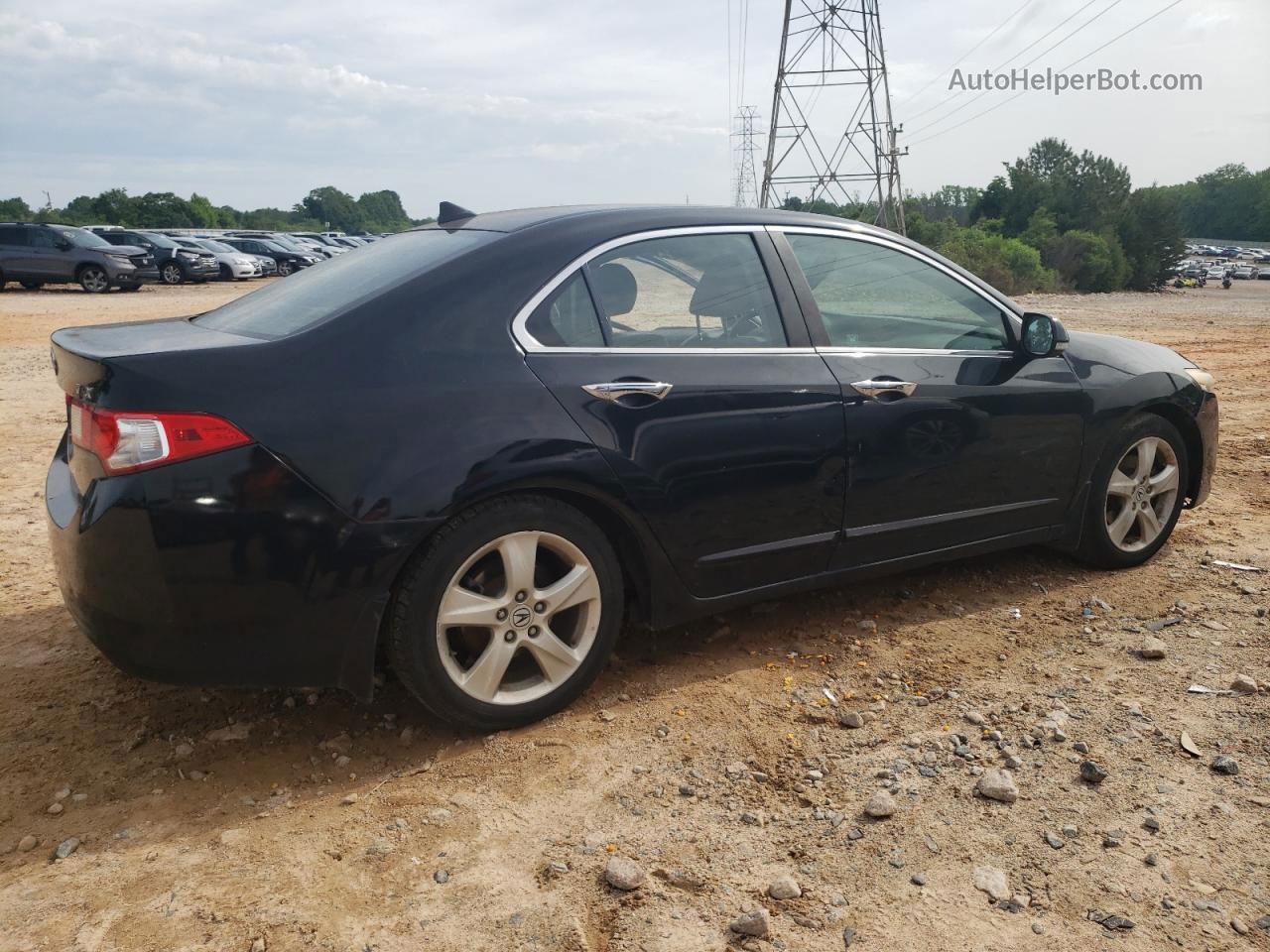 2010 Acura Tsx  Черный vin: JH4CU2F62AC000461