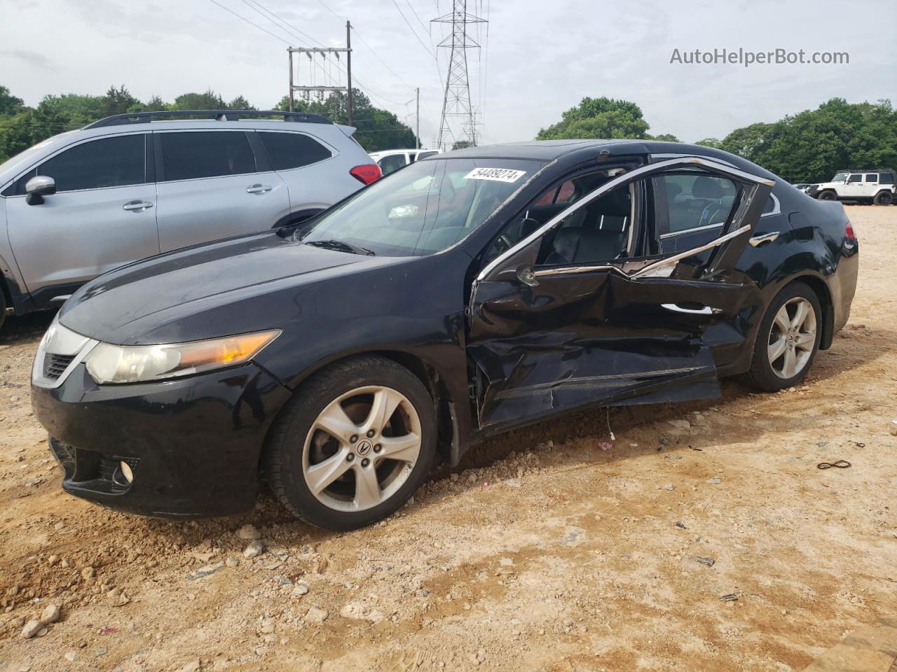 2010 Acura Tsx  Черный vin: JH4CU2F62AC000461