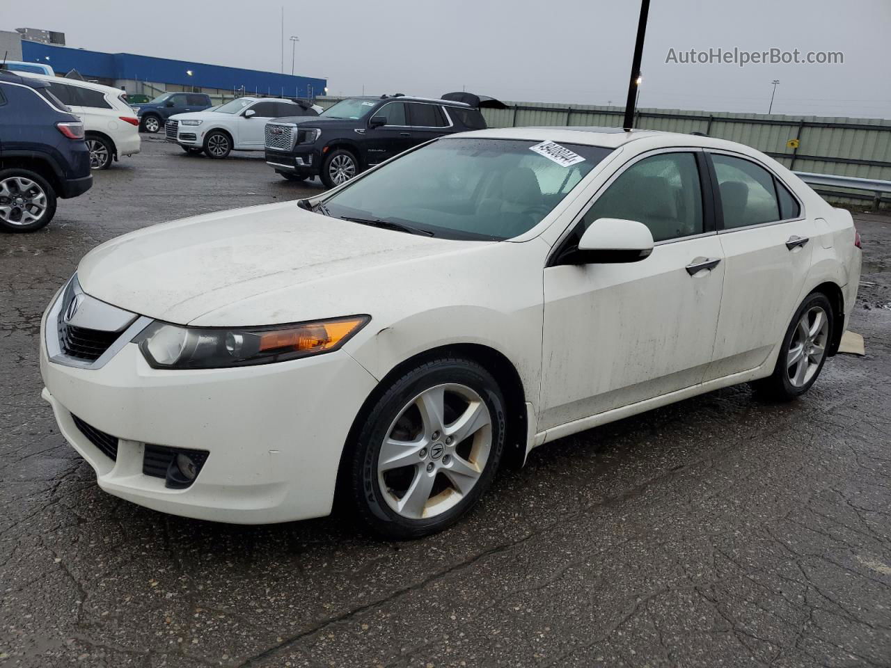 2010 Acura Tsx  White vin: JH4CU2F62AC016093