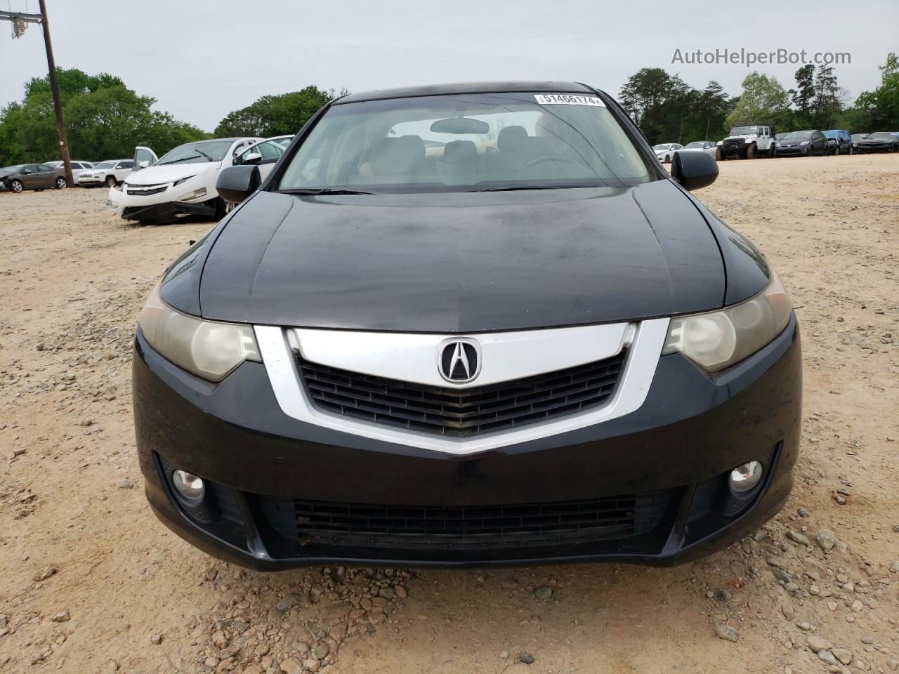 2010 Acura Tsx  Черный vin: JH4CU2F62AC016224