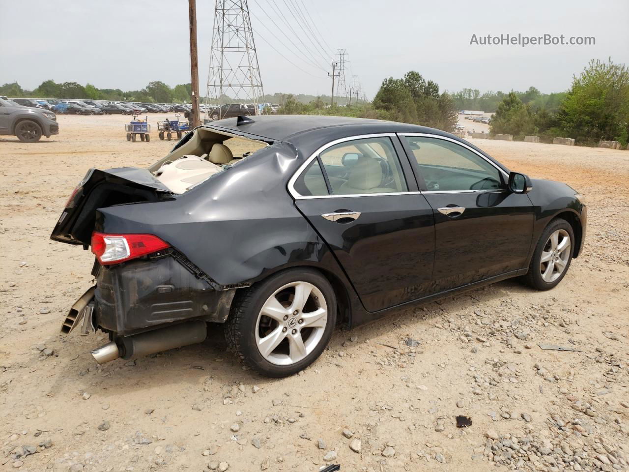 2010 Acura Tsx  Black vin: JH4CU2F62AC016224