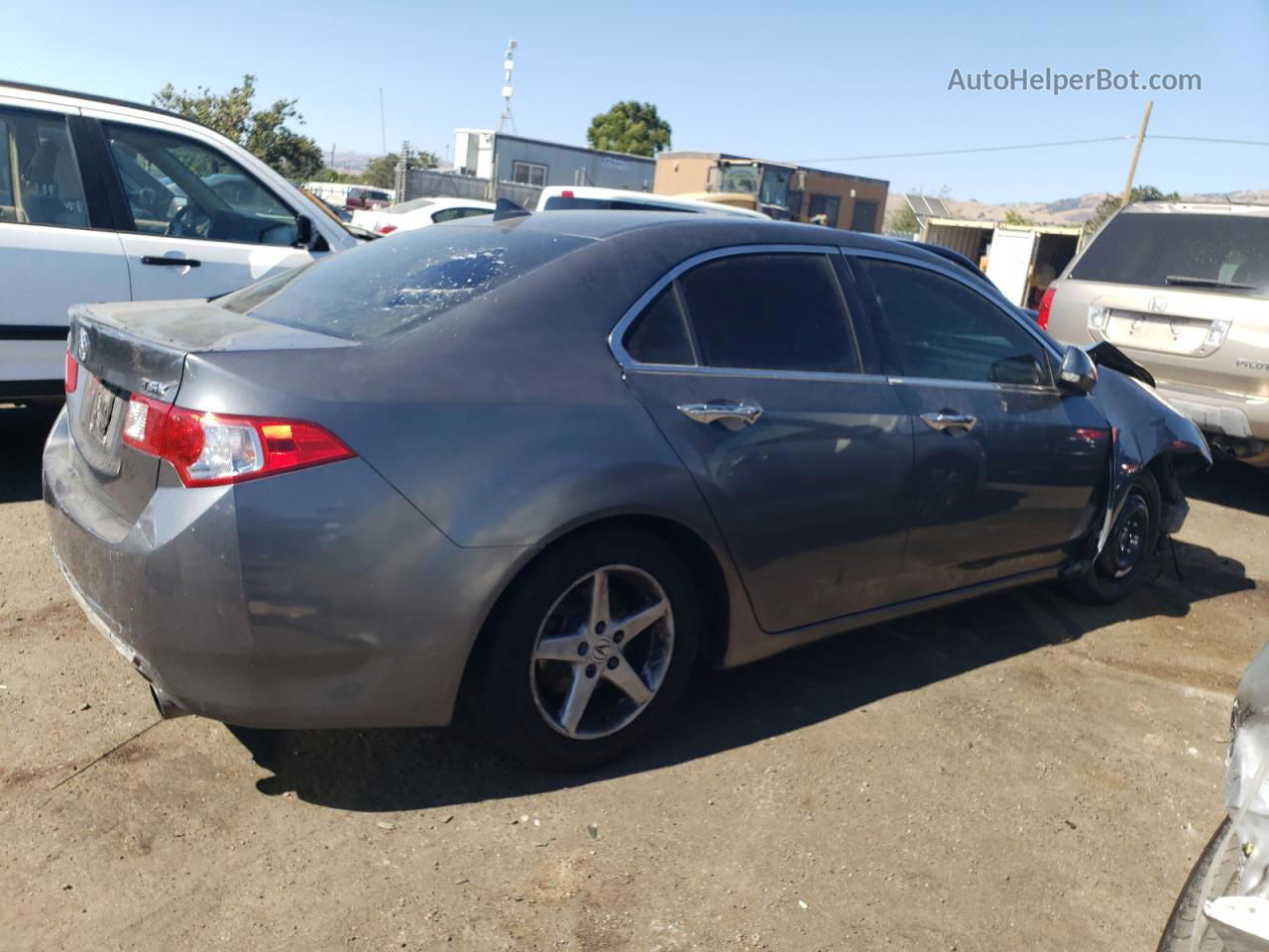 2010 Acura Tsx  Gray vin: JH4CU2F62AC016448