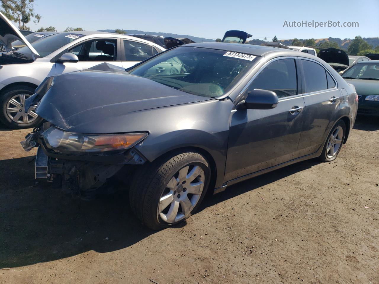 2010 Acura Tsx  Gray vin: JH4CU2F62AC016448