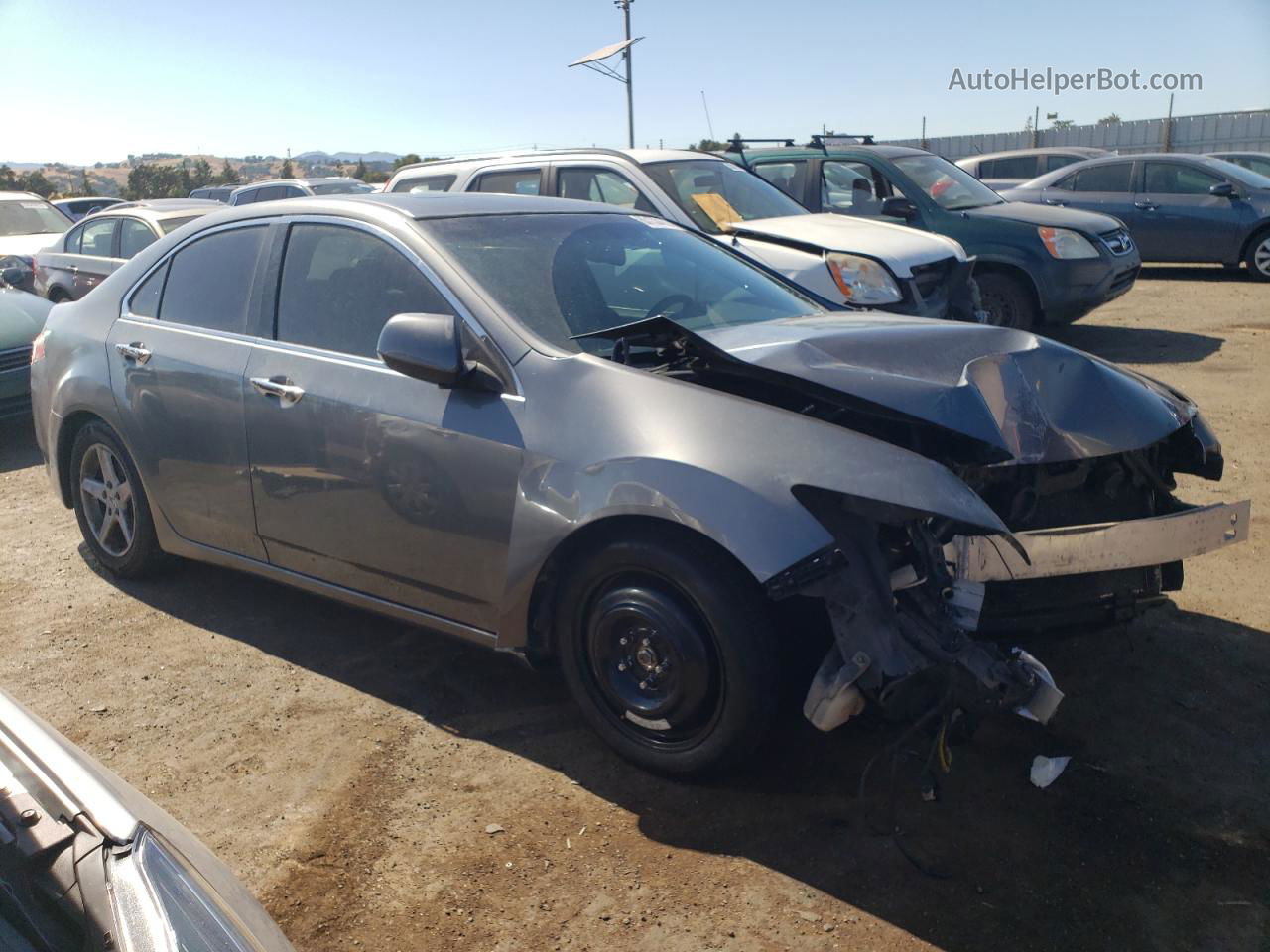 2010 Acura Tsx  Gray vin: JH4CU2F62AC016448