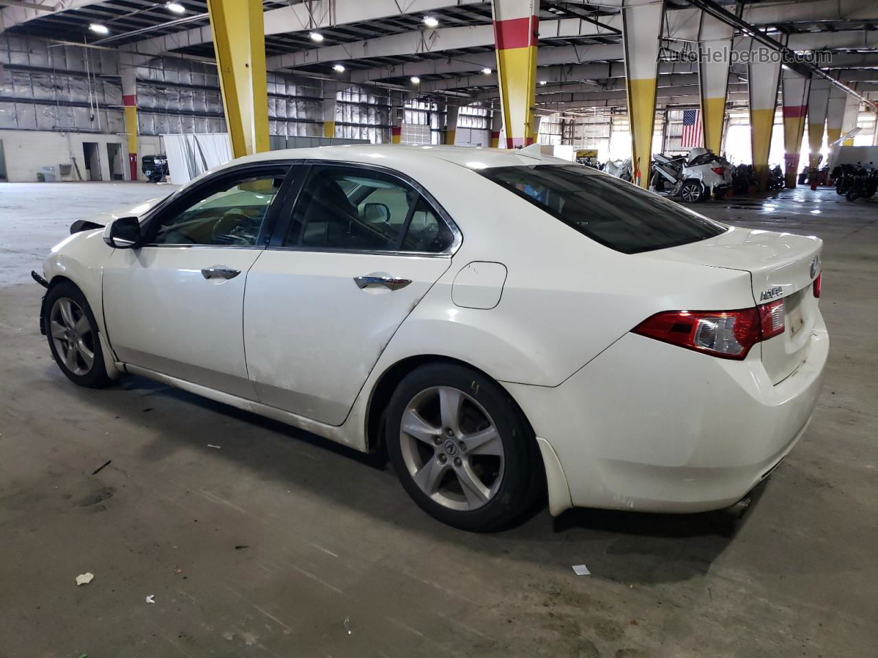 2010 Acura Tsx  White vin: JH4CU2F62AC017941