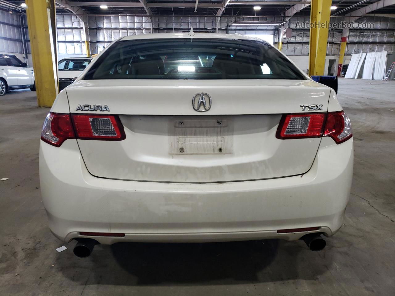 2010 Acura Tsx  White vin: JH4CU2F62AC017941