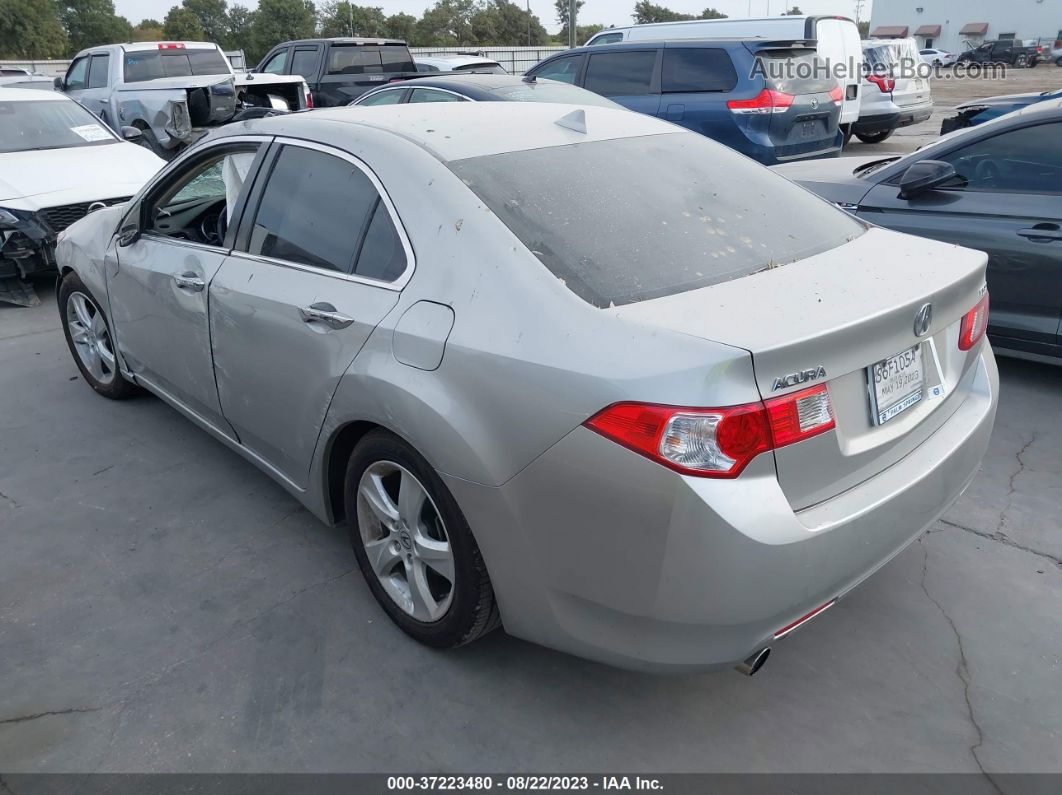 2010 Acura Tsx   Silver vin: JH4CU2F62AC019480