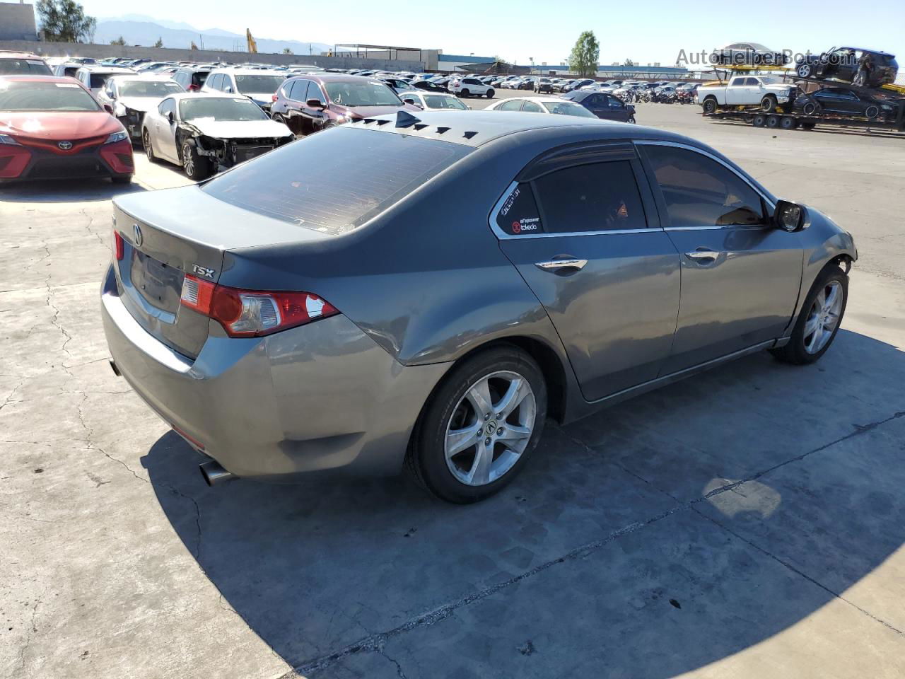 2010 Acura Tsx  Серый vin: JH4CU2F62AC023867