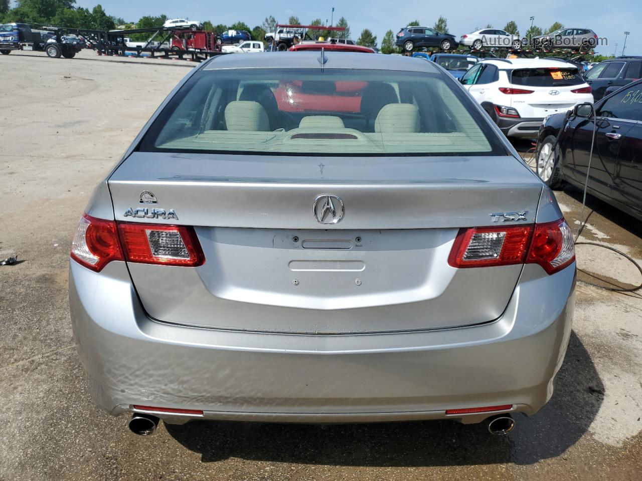 2010 Acura Tsx  Silver vin: JH4CU2F62AC035744