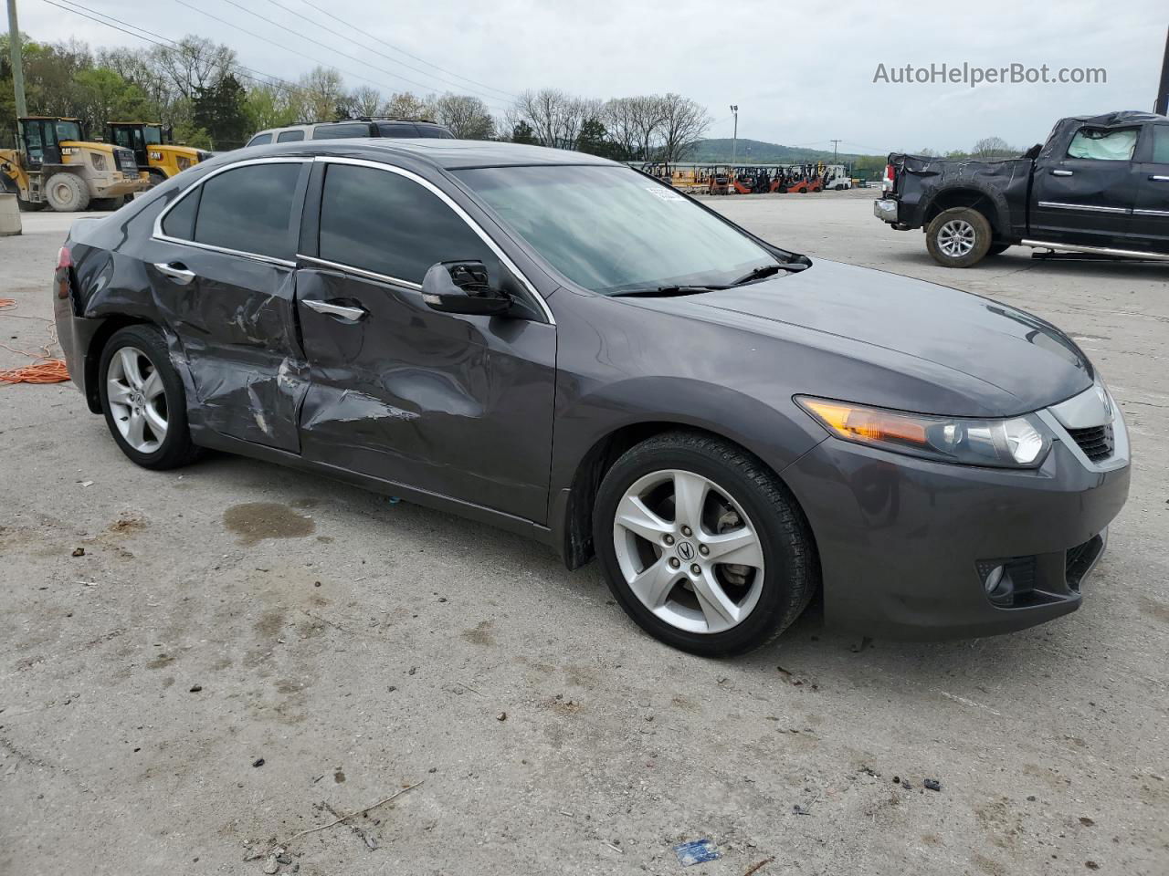 2010 Acura Tsx  Gray vin: JH4CU2F62AC038837