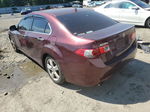 2010 Acura Tsx  Burgundy vin: JH4CU2F62AC041561