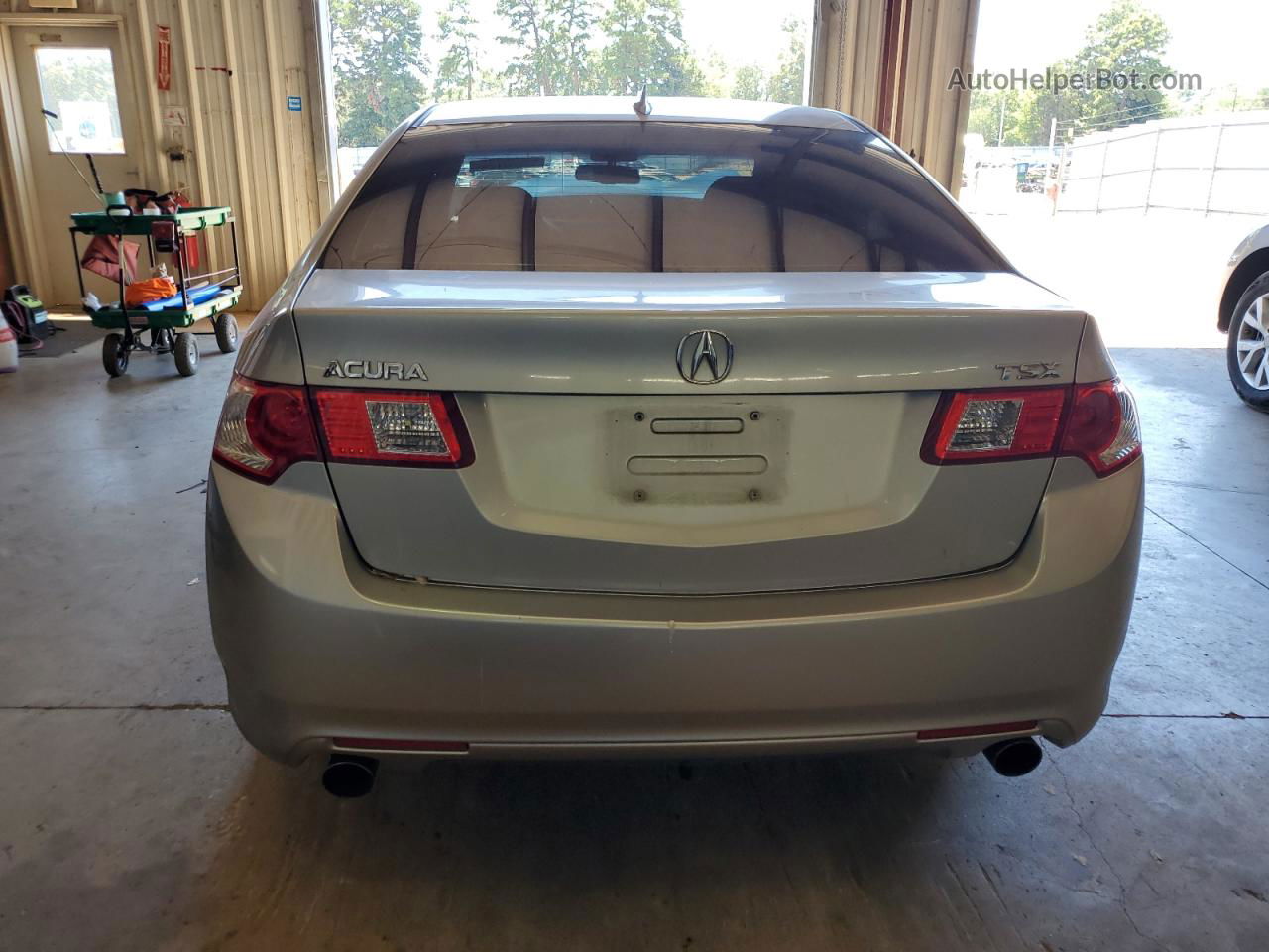 2010 Acura Tsx  Silver vin: JH4CU2F62AC043469