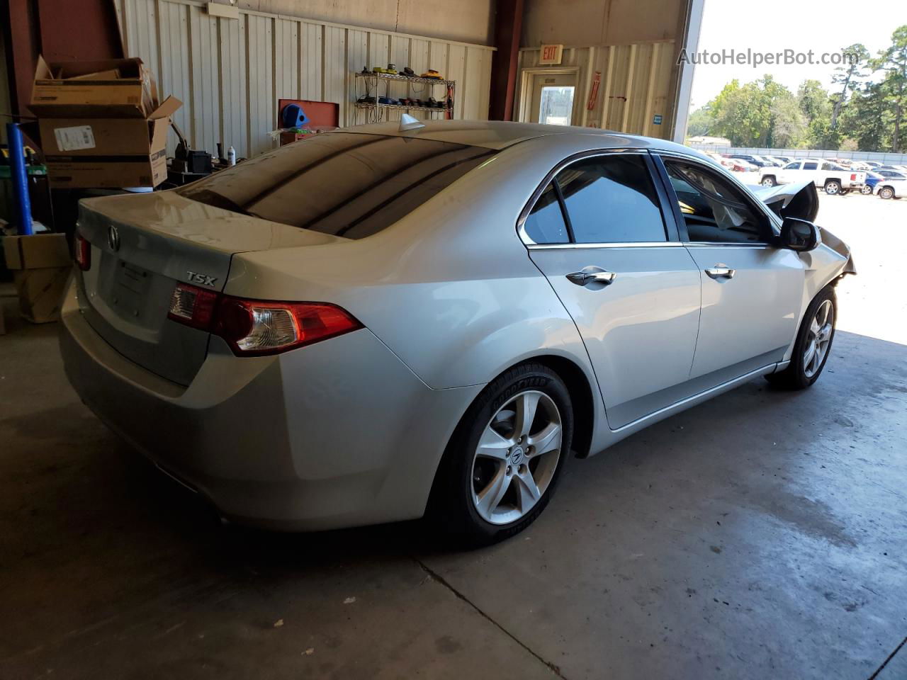 2010 Acura Tsx  Серебряный vin: JH4CU2F62AC043469