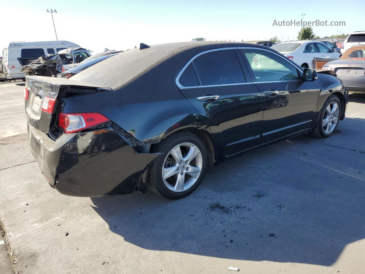 2010 Acura Tsx  Черный vin: JH4CU2F63AC000517