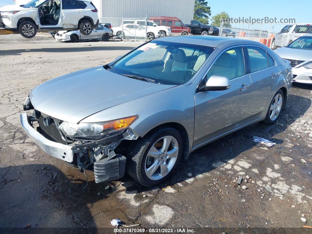 2010 Acura Tsx 2.4 Silver vin: JH4CU2F63AC018709