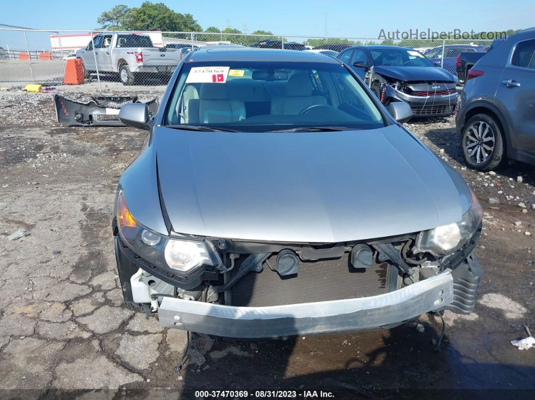 2010 Acura Tsx 2.4 Silver vin: JH4CU2F63AC018709