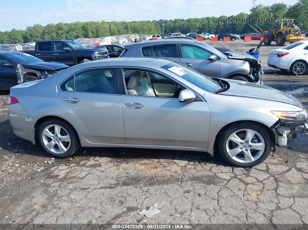 2010 Acura Tsx 2.4 Silver vin: JH4CU2F63AC018709