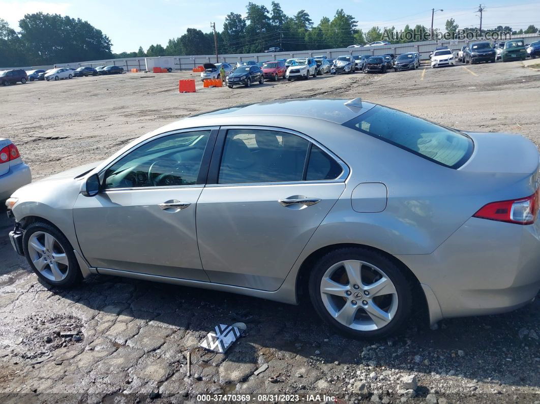 2010 Acura Tsx 2.4 Silver vin: JH4CU2F63AC018709