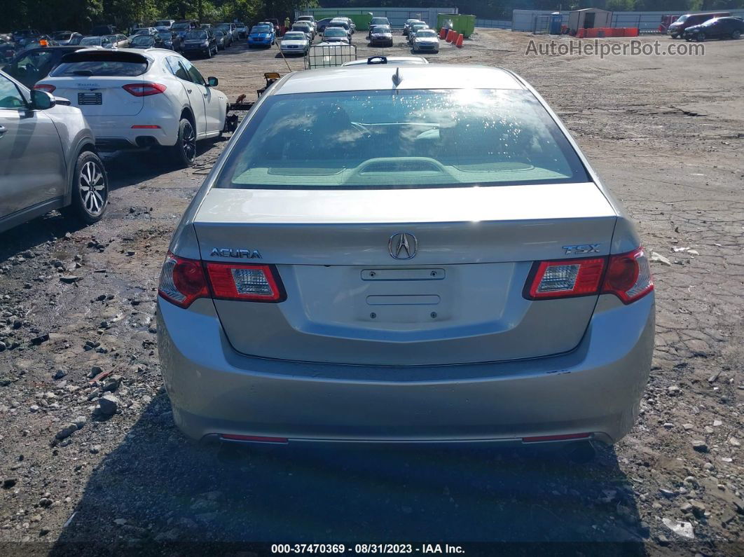 2010 Acura Tsx 2.4 Silver vin: JH4CU2F63AC018709