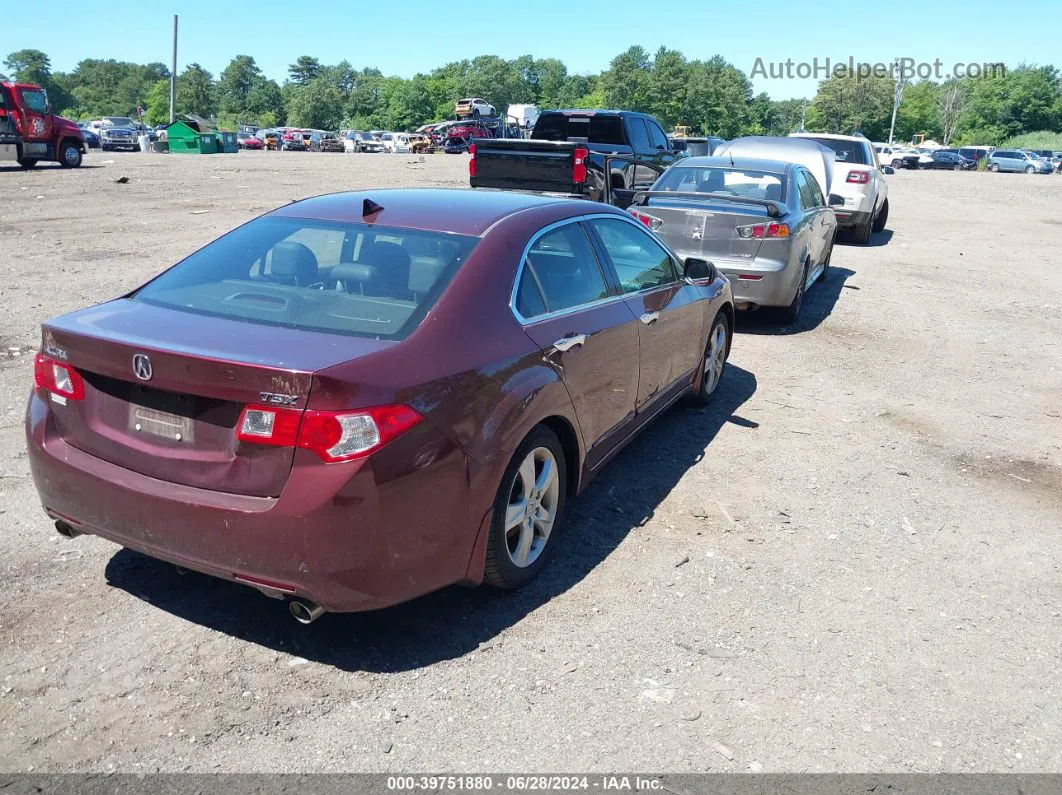 2010 Acura Tsx 2.4 Red vin: JH4CU2F63AC020993