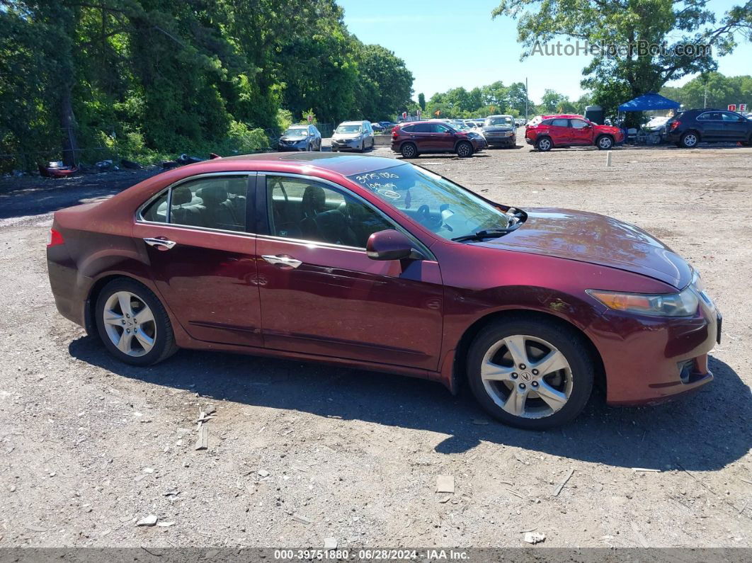 2010 Acura Tsx 2.4 Red vin: JH4CU2F63AC020993