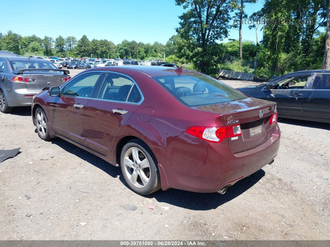 2010 Acura Tsx 2.4 Red vin: JH4CU2F63AC020993