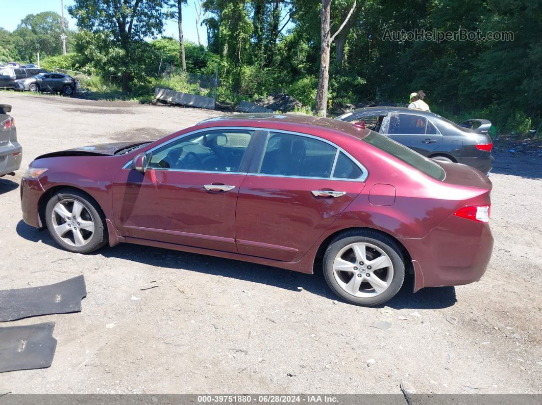 2010 Acura Tsx 2.4 Red vin: JH4CU2F63AC020993