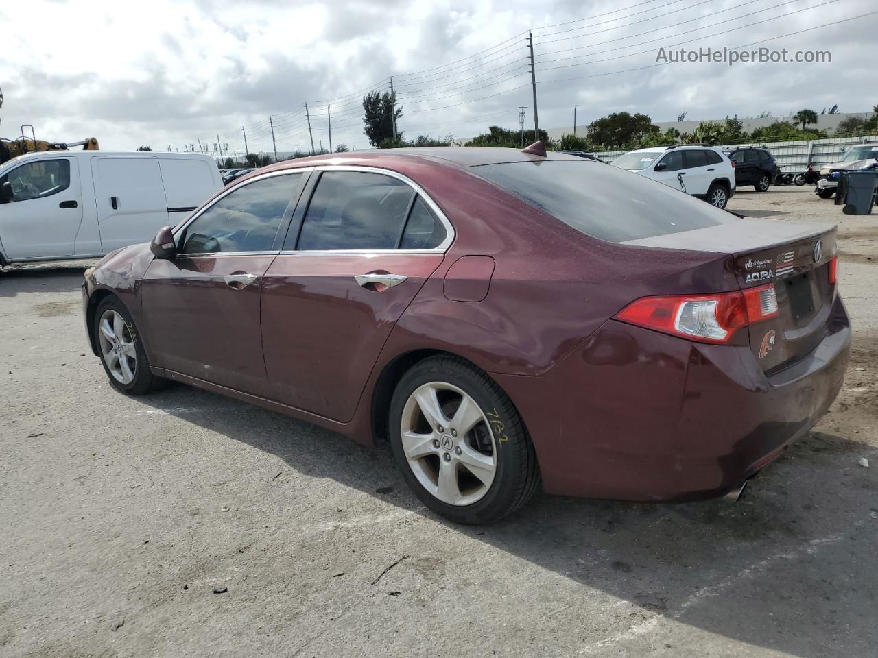 2010 Acura Tsx  Бордовый vin: JH4CU2F63AC025577