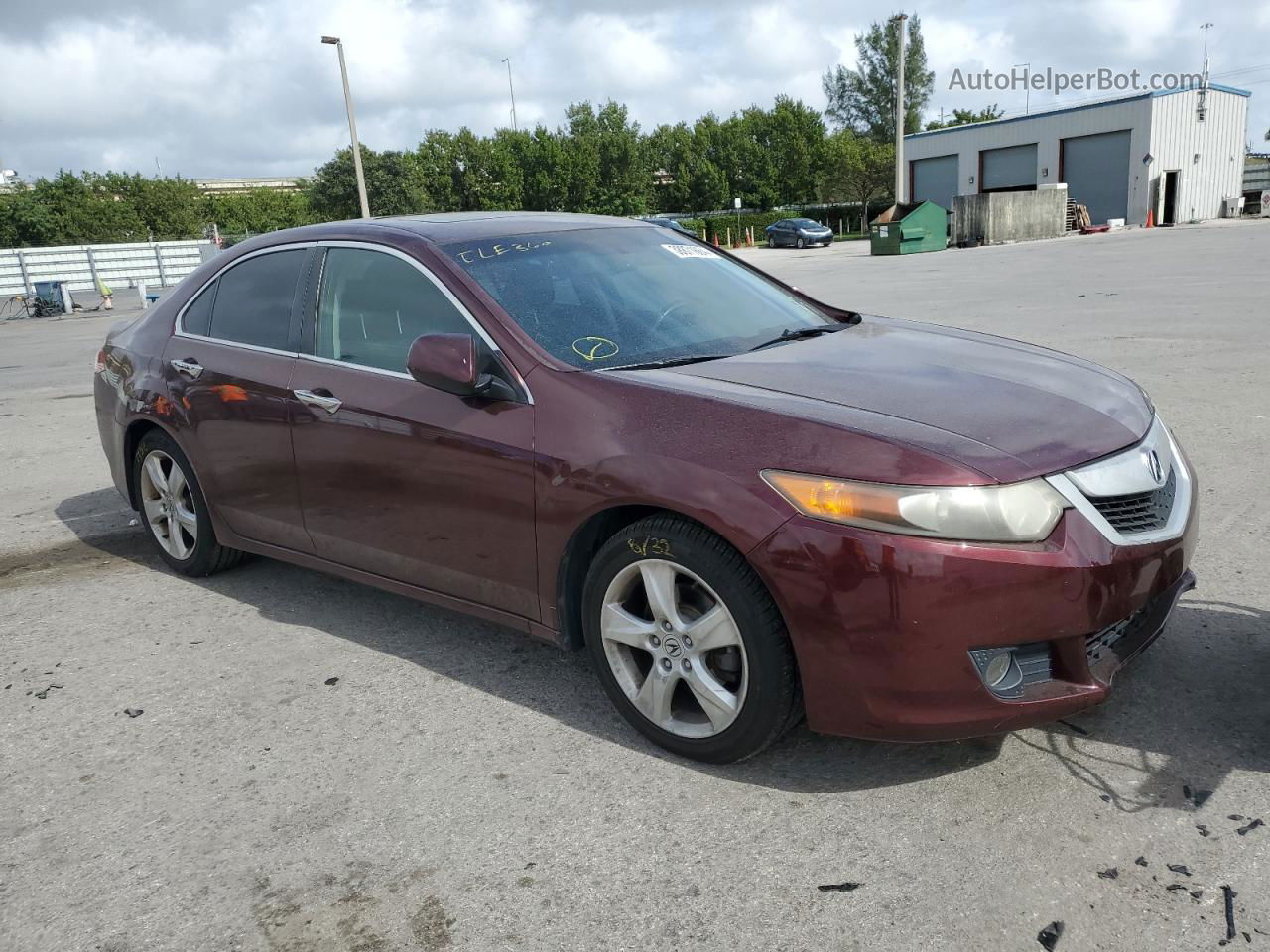 2010 Acura Tsx  Бордовый vin: JH4CU2F63AC025577