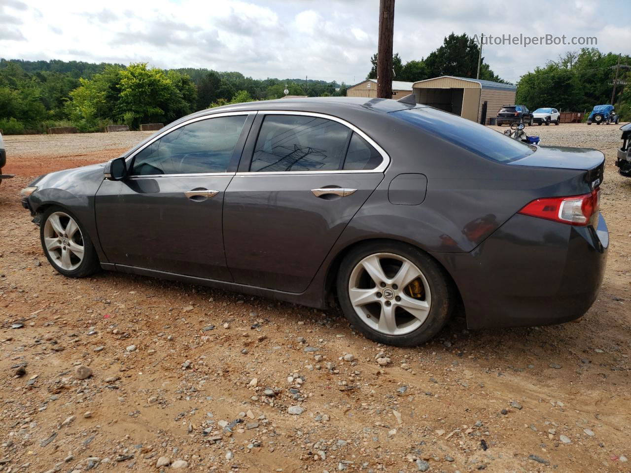 2010 Acura Tsx Gray vin: JH4CU2F63AC029290