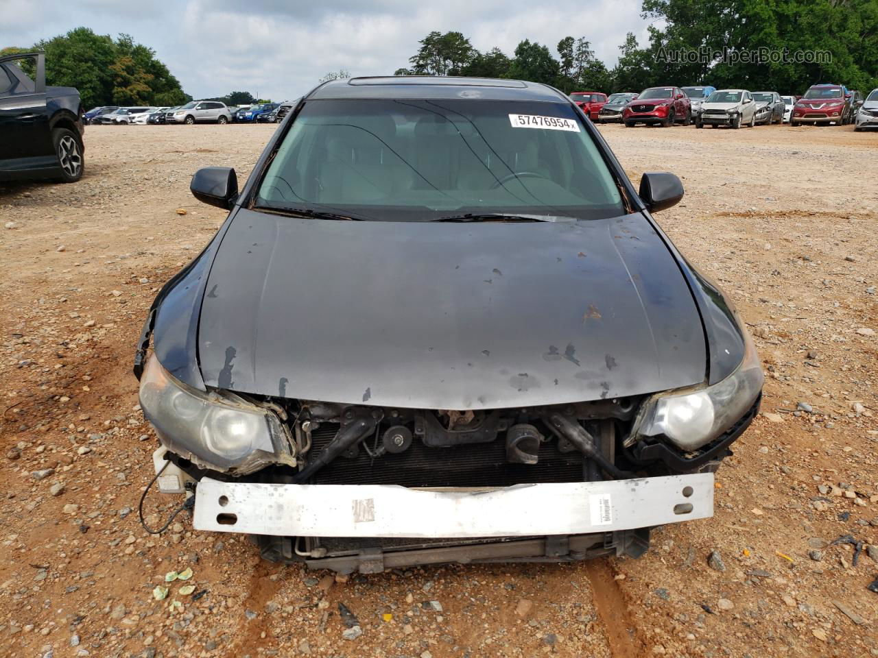 2010 Acura Tsx Gray vin: JH4CU2F63AC029290