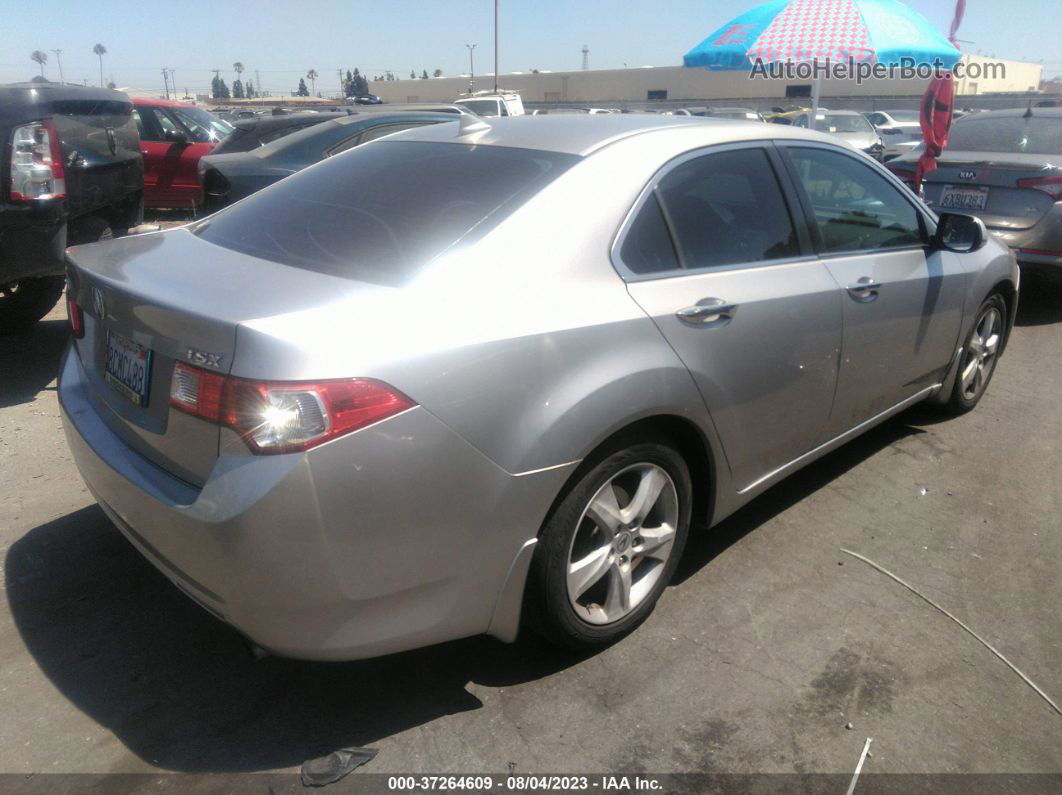 2010 Acura Tsx   Silver vin: JH4CU2F63AC035705