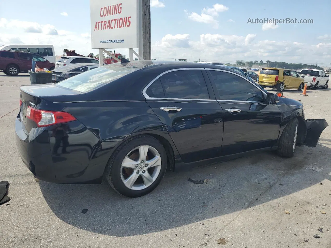 2010 Acura Tsx  Black vin: JH4CU2F64AC006651