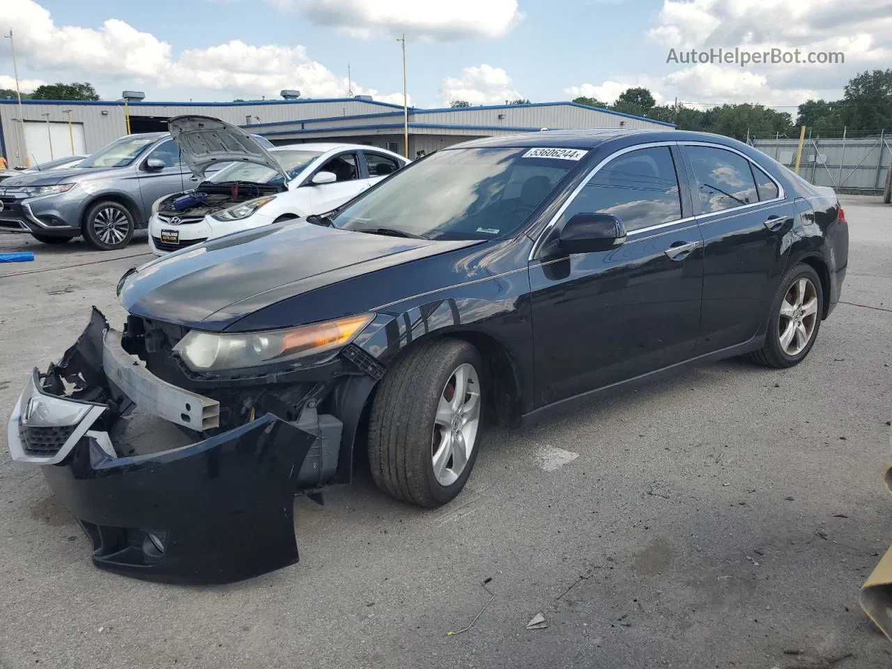 2010 Acura Tsx  Black vin: JH4CU2F64AC006651