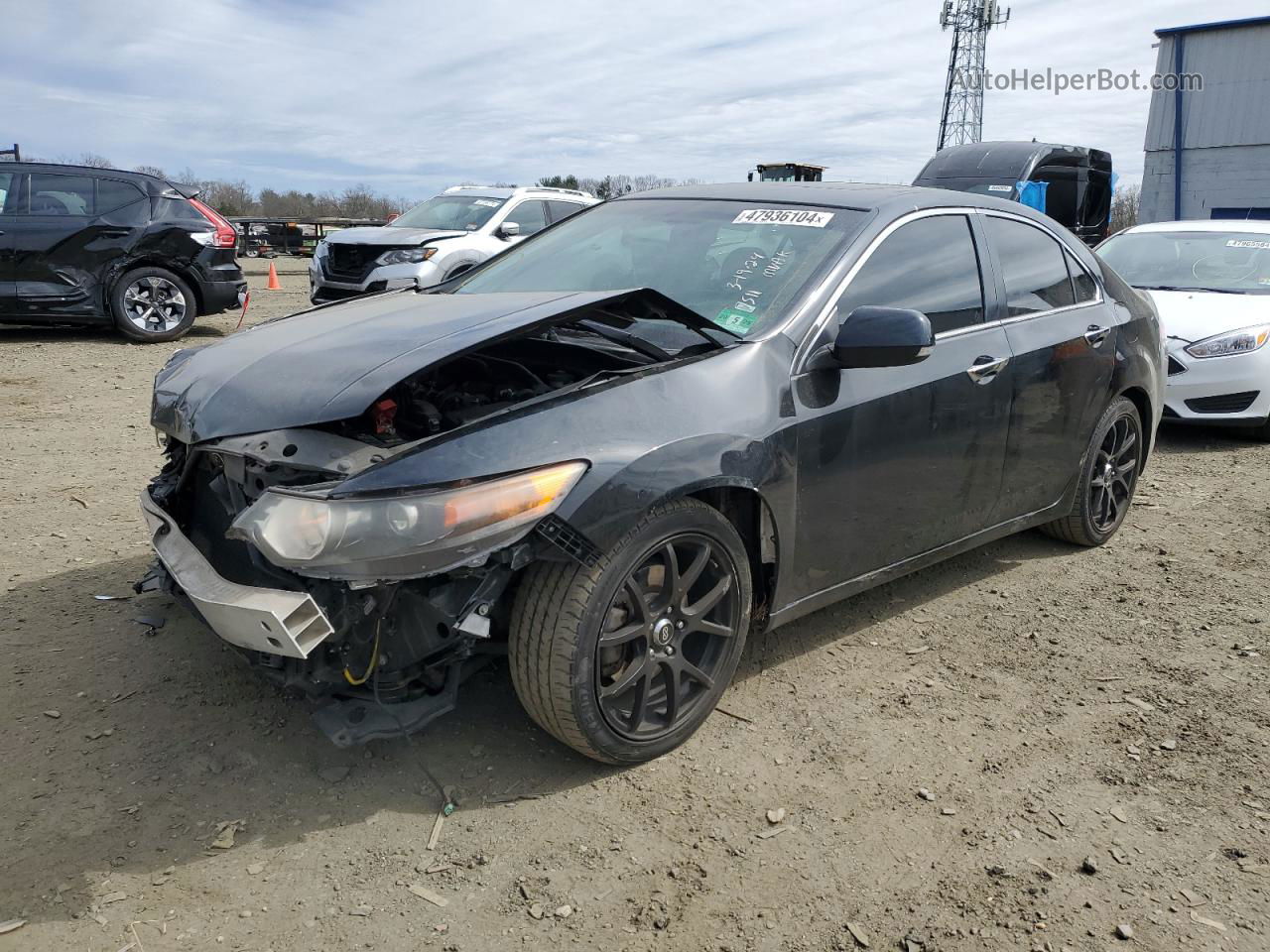 2010 Acura Tsx  Black vin: JH4CU2F64AC007511