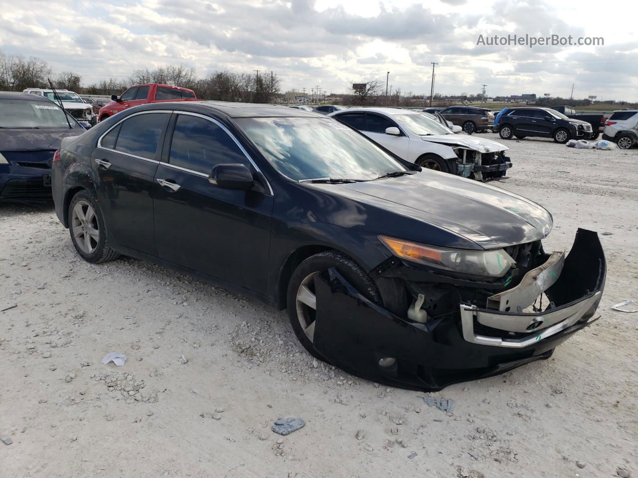 2010 Acura Tsx  Черный vin: JH4CU2F64AC018928