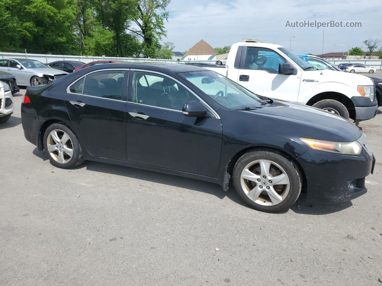 2010 Acura Tsx  Черный vin: JH4CU2F64AC021344