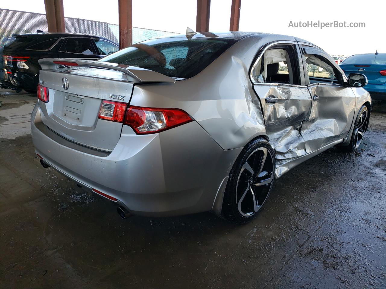 2010 Acura Tsx  Silver vin: JH4CU2F64AC022767