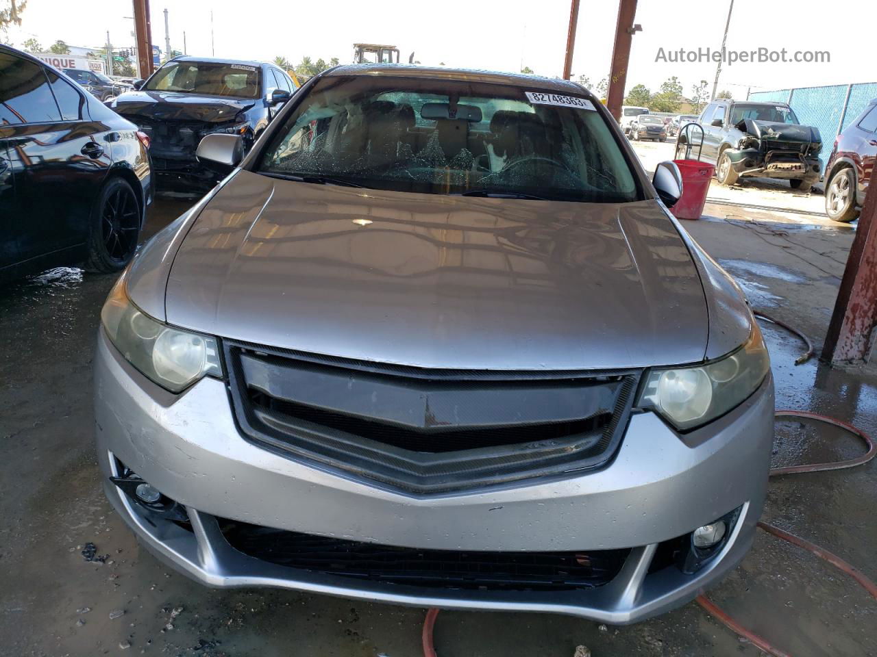 2010 Acura Tsx  Silver vin: JH4CU2F64AC022767