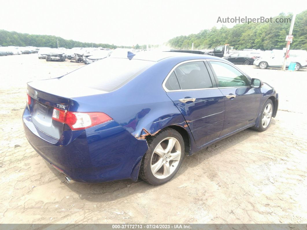 2010 Acura Tsx   Blue vin: JH4CU2F64AC024549