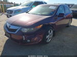 2010 Acura Tsx 2.4 Maroon vin: JH4CU2F64AC025877