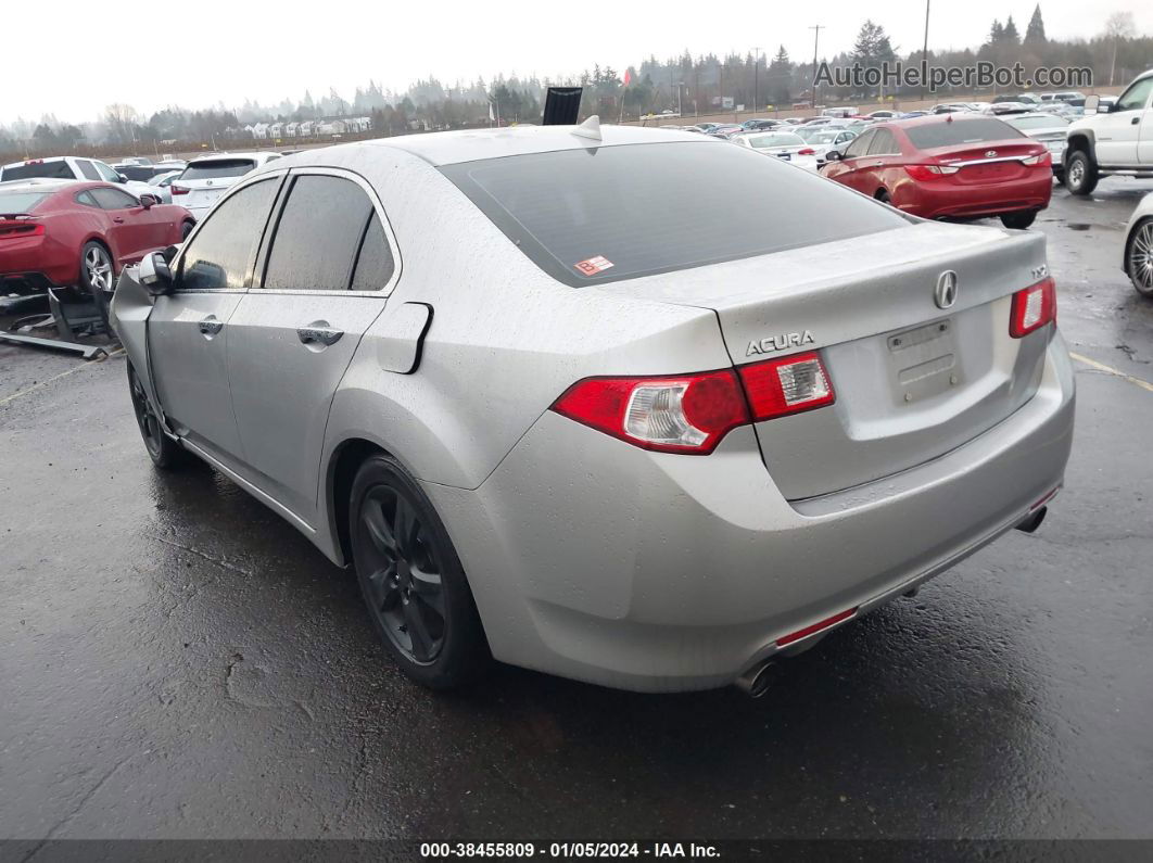 2010 Acura Tsx 2.4 Silver vin: JH4CU2F64AC028276