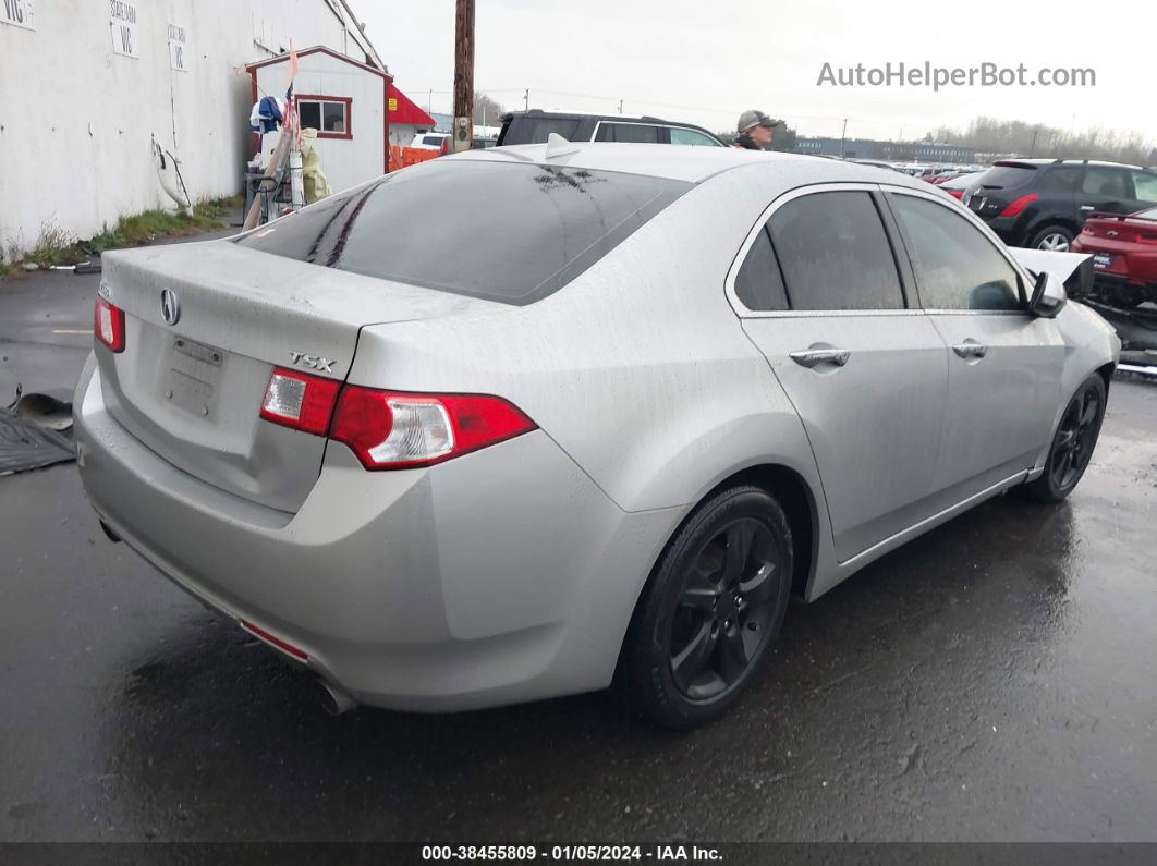 2010 Acura Tsx 2.4 Silver vin: JH4CU2F64AC028276